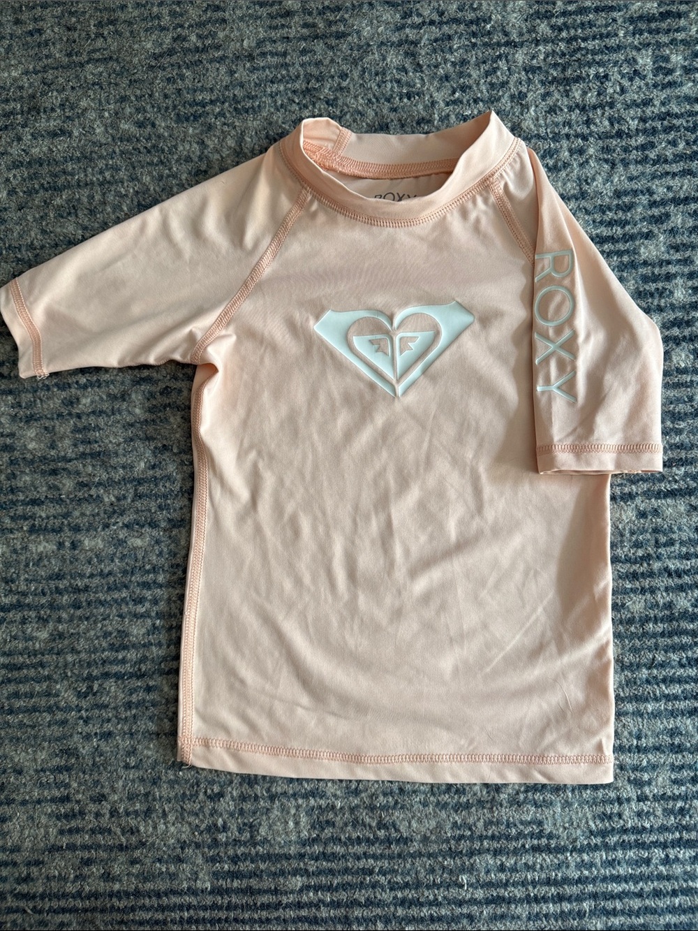 Roxy Kids Peach Short-Sleeve Rashguard